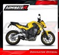 sistema de escape completo con silenciador DOMINATOR Full System HP8 negro compatible con la motocicleta Honda CBR 650 F 2014  2018 4