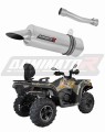 EXHAUST Loncin XWOLF 550 Muffler Auspuff Sportauspuff Silencer Echappement Silencieux Scarico Scarichi Escape Wydech Tłumik OKRĄGŁY Dominator x