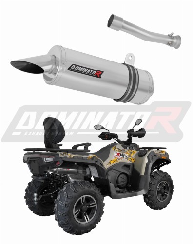 escape silenciador DOMINATOR redondo compatible con la motocicleta Loncin XWOLF 550