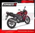 escape silenciador DOMINATOR oval compatible con la motocicleta Honda CBR 125 2004  2010 4