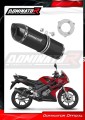 escape silenciador DOMINATOR HP1 negro compatible con la motocicleta Honda CBR 125 2004  2010 2