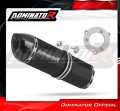 escape silenciador DOMINATOR HP1 negro compatible con la motocicleta Honda CBR 125 2004  2010 3