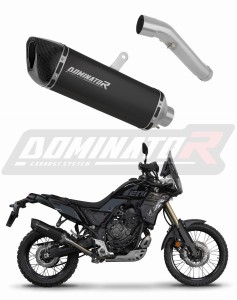 Yamaha Tenere 700 2021 - 2024 Silenciador Escape HP6 NEGRO + dB killer