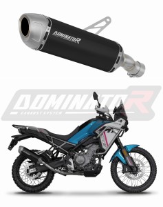 CF MOTO 450 MT 2025 - 2026 Silenciador Escape S6 NEGRO + dB killer