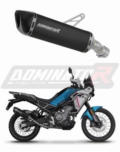 CF MOTO 450 MT 2025 - 2026 Silenciador Escape HP6 NEGRO + dB killer