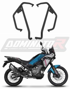 CF MOTO 450 MT 2025 - 2026 Barras de protección de acero inoxidable NEGRO