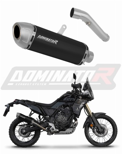 Yamaha Tenere 700 2025 EXHAUST Muffler Auspuff Sportauspuff Silencer Echappement Silencieux Scarico Scarichi Escape S6 Black Dominator x