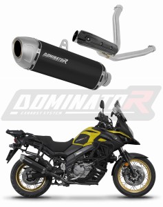 Suzuki DL 650 V-Strom 2017 - 2025 Silenciador Escape S6 NEGRO + dB killer