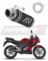 escape silenciador DOMINATOR GP1 negro compatible con la motocicleta Honda CBR 125 2004  2010