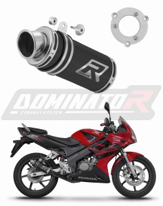 Honda CBR 125 2004 - 2010 Silenciador Escape GP1 NEGRO + dB killer