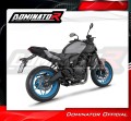 complete exhaust system with muffler DOMINATOR Full System HP8 BLACK fits to Yamaha MT 07 2025  4