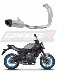 Yamaha MT 07 2025 Sistema de escape Colector Silenciador Titanio HP8 + dB killer