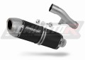 escape silenciador DOMINATOR S6 negro compatible con la motocicleta Honda CBF 600 2004  2007