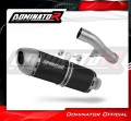 escape silenciador DOMINATOR S6 negro compatible con la motocicleta Honda CBF 600 2004  2007 2