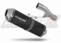 escape silenciador DOMINATOR OVR negro compatible con la motocicleta Honda CBF 600 2004  2007