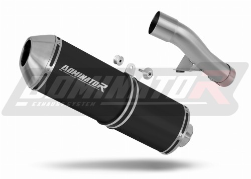 exhaust muffler DOMINATOR OVR BLACK fits to Honda CBF 600 2004  2007