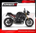 exhaust muffler DOMINATOR HP8 BLACK fits to Triumph Speed Triple 1050 2011  2016 5