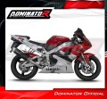 escape silenciador DOMINATOR S6 negro compatible con la motocicleta Yamaha YZF R1 1000 RN01 1998  1999 5
