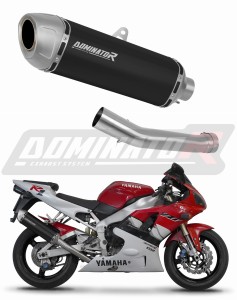 Yamaha YZF R1 1000 RN04 2000 - 2001 Silenciador Escape S6 NEGRO + dB killer