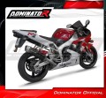 escape silenciador DOMINATOR S6 negro compatible con la motocicleta Yamaha YZF R1 1000 RN04 2000  2001 4