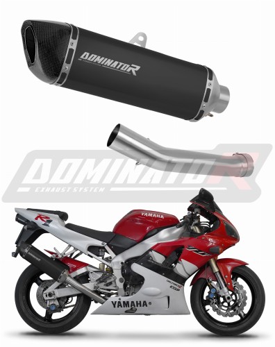 Yamaha YZF R1 1000 RN04 2000 2001 motorcycle Exhaust Muffler Auspuff Sportauspuff Silencer Echappement Silencieux Scarico Scarichi Escape Wydech Tłumik HP6 BLACK Dominator x