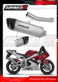 escape silenciador DOMINATOR homologado titanio HP6 compatible con la motocicleta Yamaha YZF R1 1000 RN01 1998  1999 2