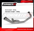 decat silenciador central DOMINATOR Mid Pipe compatible con la motocicleta KTM 1190 Adventure / R 2013  2016 5
