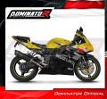 Suzuki GSXR 1000 K1 K4 2001 2004 Motorcycle Muffler Auspuff Sportauspuff Silencer Echappement Silencieux Scarico Scarichi Escape Wydech Tłumik HP6 BLACK Dominator Exhaust System 3