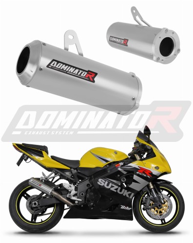Suzuki GSXR 1000 K1 K4 2001 2004 Motorcycle Muffler Auspuff Sportauspuff Silencer Echappement Silencieux Scarico Scarichi Escape Wydech Tłumik GP Dominator Exhaust System x