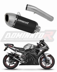 Yamaha YZF R6 2003 - 2005 Silenciador Escape S6 Shorty NEGRO + dB killer