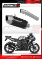 exhaust muffler DOMINATOR S6 Shorty BLACK fits the motorcycle Yamaha YZF R6 2003   2005 2