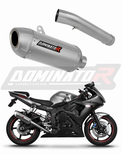 exhaust muffler DOMINATOR S6 Shorty fits to Yamaha YZF R6 2003  2005 6