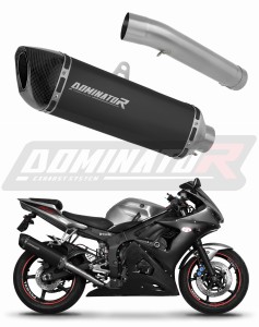 Yamaha YZF R6 2003 - 2005 Silenciador Escape HP6 NEGRO + dB killer