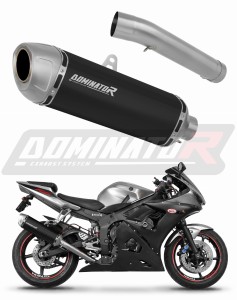 Yamaha YZF R6 2003 - 2005 Silenciador Escape S6 NEGRO + dB killer