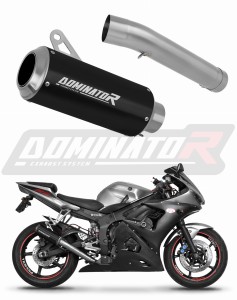Yamaha YZF R6 2003 - 2005 Silenciador Escape GP NEGRO + dB killer