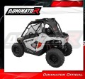 escape silenciador DOMINATOR MX negro compatible con la motocicleta Polaris RZR 200 2022  2025 4