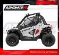 escape silenciador DOMINATOR MX negro compatible con la motocicleta Polaris RZR 200 2022  2025 5