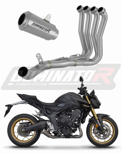 sistema de escape completo con silenciador DOMINATOR Full System GPS compatible con la motocicleta Honda CB 1000 Hornet / SP 2025