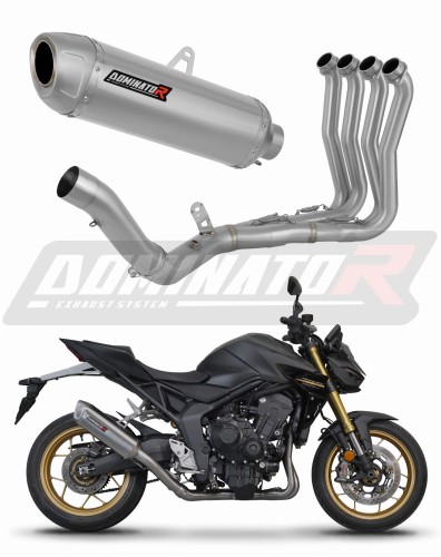 sistema de escape completo con silenciador DOMINATOR Full System S6 compatible con la motocicleta Honda CB 1000 Hornet / SP 2025