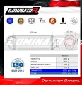 complete exhaust system with muffler DOMINATOR Full System S6 BLACK fits to Honda CB 1000 Hornet / SP 2025  7