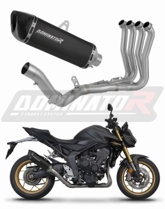 Honda CB 1000 Hornet / SP 2025 Sistema de escape Colector Silenciador HP6 NEGRO + dB killer