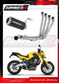 complete exhaust system with muffler DOMINATOR Full System GP BLACK fits to Honda CBR 650 F 2014  2018 7