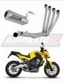 sistema de escape completo con silenciador DOMINATOR Full System GP compatible con la motoci