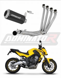 Honda CB 650 F 2014 - 2018 Sistema de escape Colector Silenciador GP NEGRO + dB killer medium