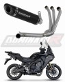 sistema de escape completo con silenciador DOMINATOR Full System HP8 negro compatible con la motocicleta Yamaha Tracer 9 / GT 2025  2026