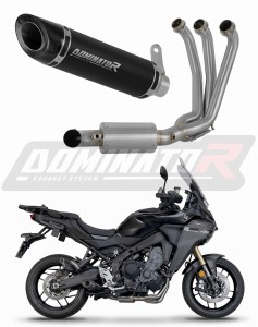 Yamaha Tracer 9 / GT 2025 - 2026 Sistema de escape Colector Silenciador HP8 NEGRO EX + dB killer