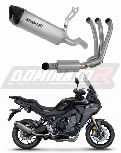 Yamaha Tracer 9 GT 2025 Collector Manifold Full Exhaust System Muffler Auspuff Sportauspuff Silencer Echappement Silencieux Scarico Scarichi Escape Wydech Tłumik Titanium HP6 EX Dominator Exhaust System x