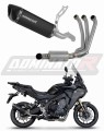 sistema de escape completo con silenciador DOMINATOR Full System HP6 negro EX compatible con la motocicleta Yamaha Tracer 9 / GT 2025  2026