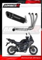sistema de escape completo con silenciador DOMINATOR Full System HP8 negro compatible con la motocicleta Yamaha Tracer 9 / GT 2025  2026 2