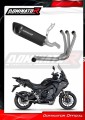 sistema de escape completo con silenciador DOMINATOR Full System HP6 negro compatible con la motocicleta Yamaha Tracer 9 / GT 2025  2026 2